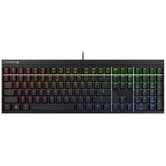 Tastiera USB CHERRY MX 2.0S RGB QWERTZ tedesca nera