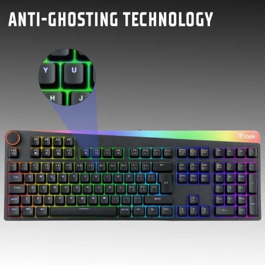 Itek X31 Teclado Mecánico Gaming RGB Outemu Blue Negro Layout Italiano