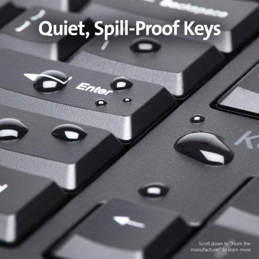 Kensington Pro Fit Ergo Pack Clavier Bluetooth sans fil Noir Disposition Anglais UK + Souris