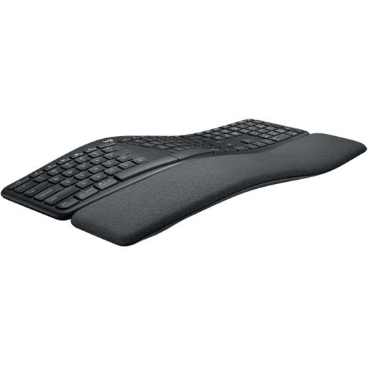 Logitech ERGO K860 Wireless Split Keyboard - Tastiera Ergonomica Wireless, Poggiapolsi, Connettività Bluetooth e USB, Compatibile con Windows e Mac