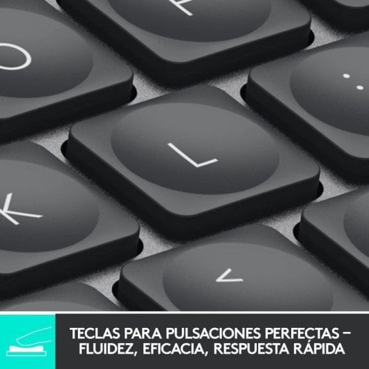 Logitech MX Keys Mini Teclado Sem Fios Bluetooth Retroiluminado Grafite Layout Italiano