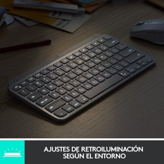 Logitech MX Keys Mini Teclado Sem Fios Bluetooth Retroiluminado Grafite Layout Italiano