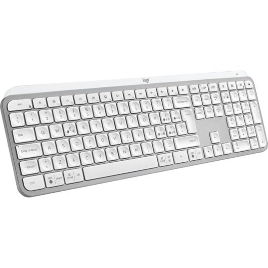Logitech MX Keys S Teclado Inalámbrico Bluetooth Retroiluminado Blanco Layout Italiano