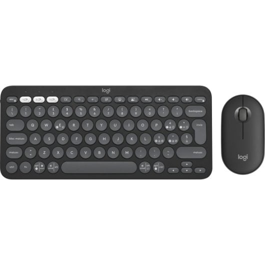 Logitech Pebble 2 Combo Tastatur Maus enthalten Universal RF Wireless + Bluetooth QWERTY Italienisch Graphit