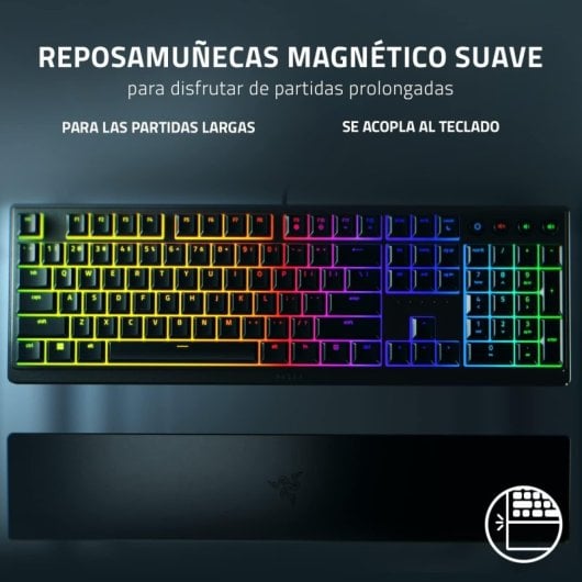 Razer Ornata V3 Teclado Gaming Membrana Híbrida RGB Preto Layout Italiano