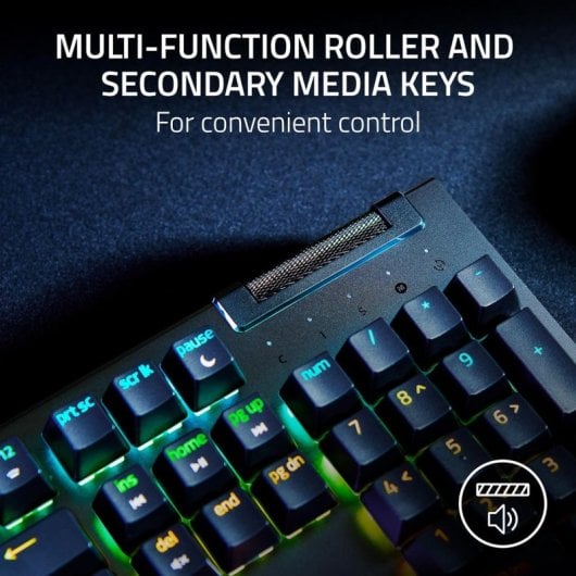 Razer BlackWidow V4 X Teclado Mecánico Gaming RGB Switch Yellow Negro Layout QWERTY Italiano