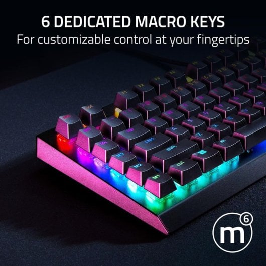 Razer BlackWidow V4 X Teclado Mecánico Gaming RGB Switch Yellow Negro Layout QWERTY Italiano