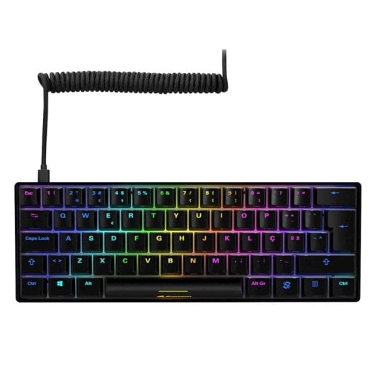 Sharkoon SKILLER SGK50 S4 Teclado Mecánico Gaming RGB Negro Layout QWERTY Italiano