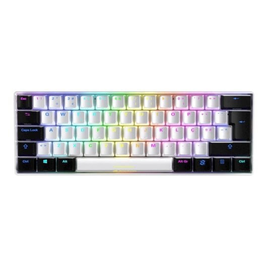 Sharkoon SKILLER SGK50 S4 Teclado Mecânico Gaming RGB Branco Layout QWERTY Italiano