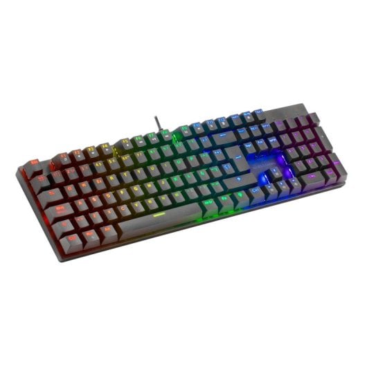 Mars Gaming Mk422 Tastiera meccanica nera Switch RGB Rossa Lingua italiana