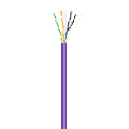 Aisens Cable de Red RJ45 LSZH Cat 6 UTP Rígido AWG23 CCA (Aleación) Violeta 305m