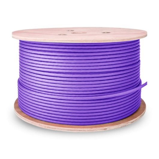 Cavo di rete Aisens RJ45 LSZH Cat 6 UTP rigido AWG23 CCA (lega) Viola 305 m