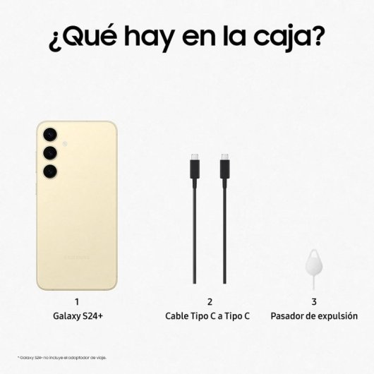 Samsung Galaxy S24 Plus 12/512GB Amarillo Amber Libre Reacondicionado