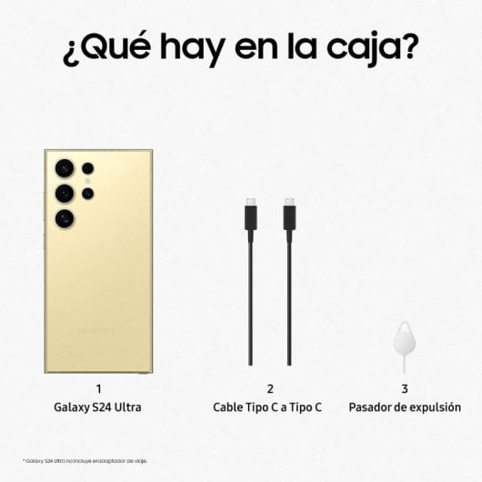 Samsung Galaxy S24 Ultra 12GB/1TB Amarillo Titanium Libre