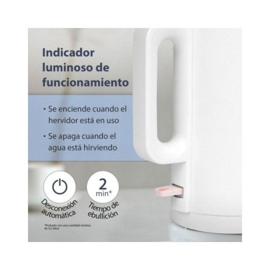 Wasserkocher Noaton K2w Essential 1,7L 1500W Doppelwand Teesieb Automatik