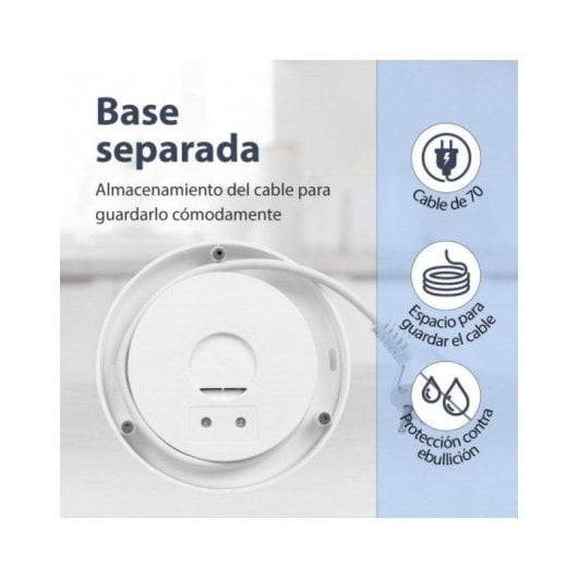 Wasserkocher Noaton K2w Essential 1,7L 1500W Doppelwand Teesieb Automatik