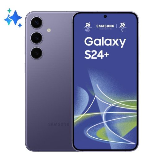 Samsung Galaxy S24 Plus 5G 12 Go 512 Go Violet Cobalt 6,7 pouces Étanche IP68