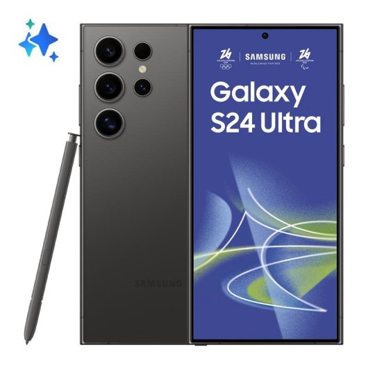 Samsung Galaxy S24 Ultra 5G 12GB 512GB 6,8" Titanium Schwarz Dual SIM
