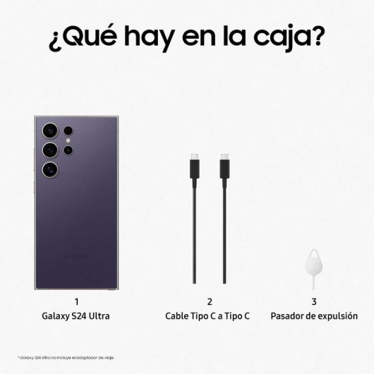 Samsung Galaxy S24 Ultra 12GB/1TB/6.8" Violeta Titanium