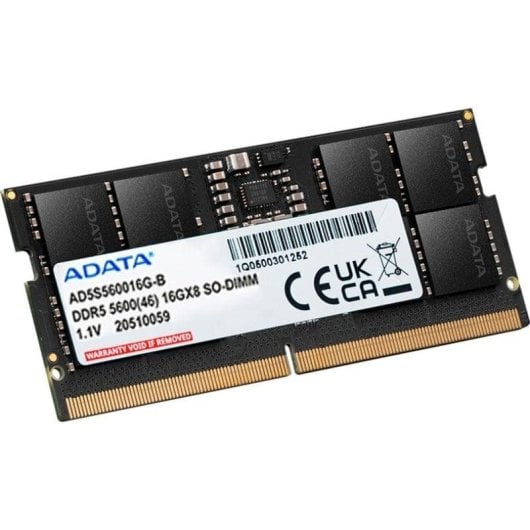 Arbeitsspeicher RAM Adata AD5S560016G-S 16GB 1x16GB DDR5 5600MHz CL46 SO-DIMM ECC