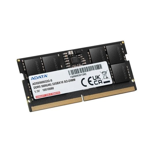 Arbeitsspeicher RAM Adata AD5S560016G-S 16GB 1x16GB DDR5 5600MHz CL46 SO-DIMM ECC