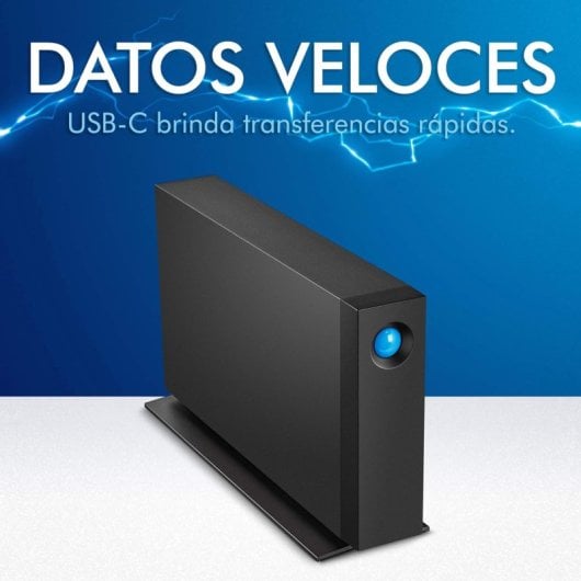 Disco rigido esterno LaCie d2 Professional da 3,5" 20 TB USB-C Nero