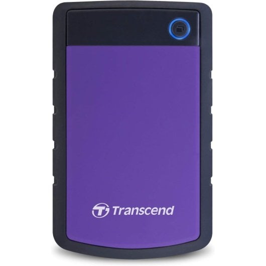 Transcend StoreJet TS1TSJ25H3P disque dur externe 1 To Noir, Violet