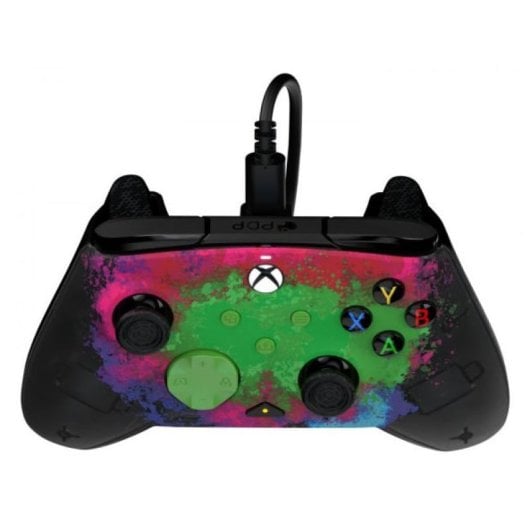 Controller cablato PDP Rematch Glow Space Dust per Xbox X/S/One/PC