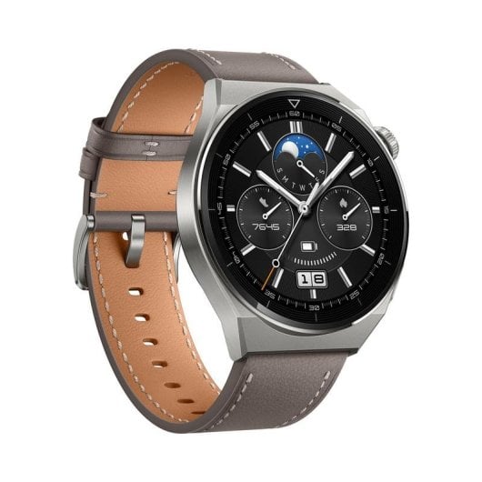 Huawei Watch GT 3 Pro Bluetooth 4G GPS 46mm AMOLED Titânio Cinzento M Resistente Água 5ATM