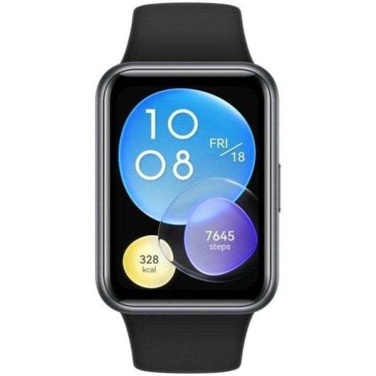 Huawei Watch Fit 2 Bluetooth GPS 33mm AMOLED Preto M Resistente à Água 5ATM SpO2