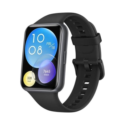 Huawei Watch Fit 2 Bluetooth GPS 33mm AMOLED Noir Taille Unique 5ATM SpO2 Cardio Sommeil