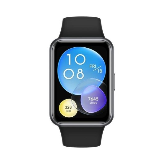 Huawei Watch Fit 2 Bluetooth GPS 33mm AMOLED Preto M Resistente à Água 5ATM SpO2