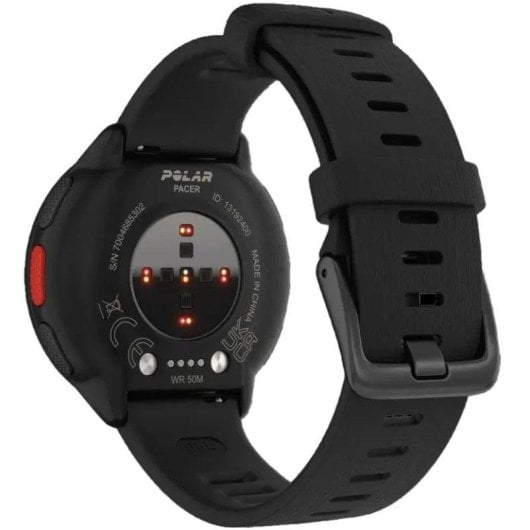 Polar Pacer GPS Bluetooth 45mm MIP Nero Resistenza all’Acqua WR50 Cardiofrequenzimetro