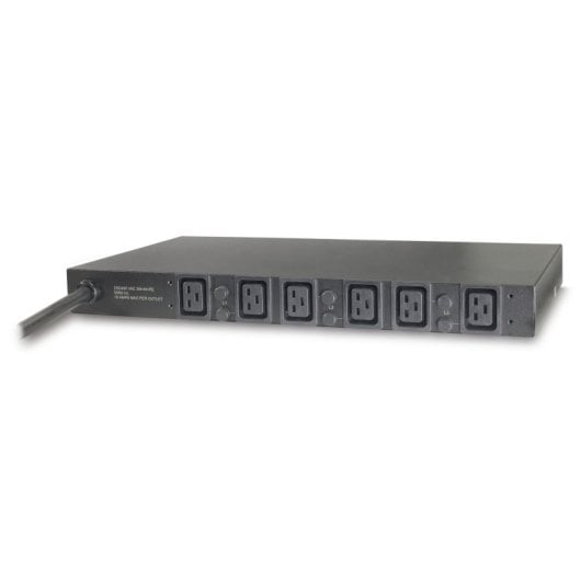 APC Basic Rack PDU AP7526 Unité de distribution d'alimentation (PDU) pour rack 19" 1U avec 6 prises CA