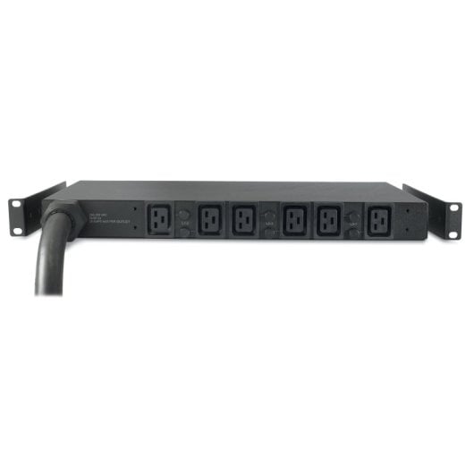 APC Basic Rack PDU AP7526 Unité de distribution d'alimentation (PDU) pour rack 19" 1U avec 6 prises CA