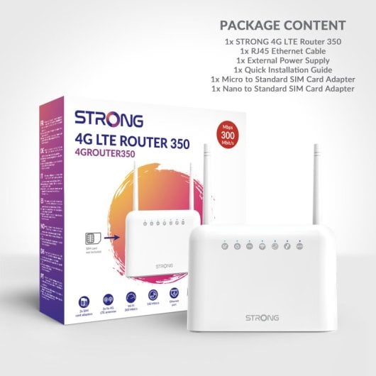 Strong 4GROUTER350 Router 4G LTE 300Mbit/s Blanco