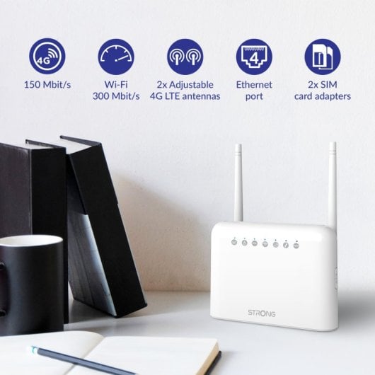 Strong 4GROUTER350 Router 4G LTE 300Mbit/s Blanco