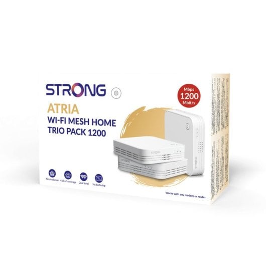 Strong Atria Wi-Fi Mesh Home Trio Pack 1200 Sistema Mesh WiFi 5 1200Mbps
