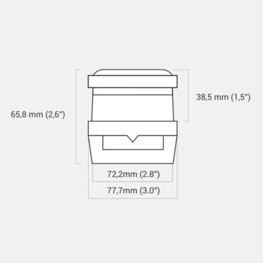 Ital V16 Luz de Emergencia con Fijación Magnética Homologada y con Geolocalización a Plataforma DGT 3.0
