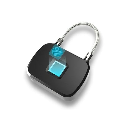 Klack Smart Fingerprint Cadeado com Sensor de Impressão Digital para Bloqueio e Desbloqueio