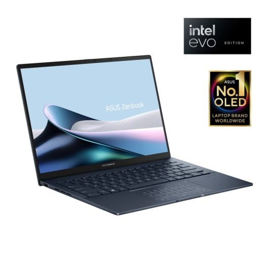 ASUS Zenbook 14 OLED UX3405MA-PP606W Computer portatile 35,6 cm (14") WQXGA+ Intel Core Ultra 7 155H 16 GB LPDDR5x-SDRAM 512 GB SSD Wi-Fi 6E (802.11ax) Windows 11 Home Blu