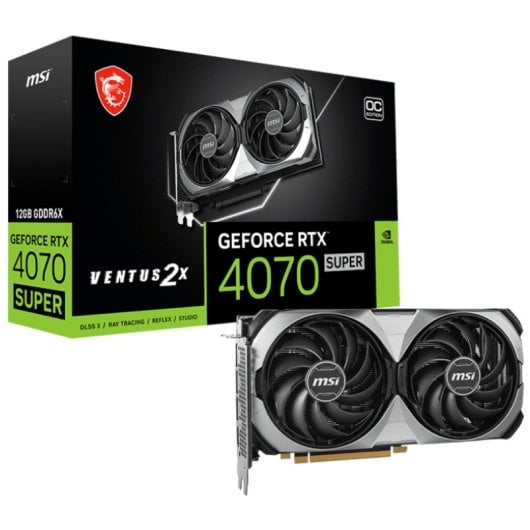 MSI GeForce RTX 4070 SUPER VENTUS 2X OC 12GB GDDR6X DLSS3 Reacondicionado