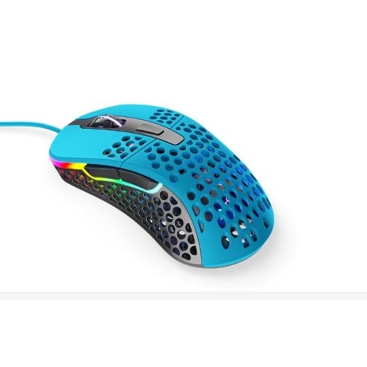 Mouse da gioco ottico USB ambidestro Xtrfy M42 16000 DPI blu