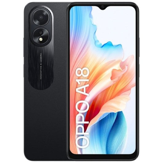 OPPO A18 4/128GB Schwarz ohne Vertrag