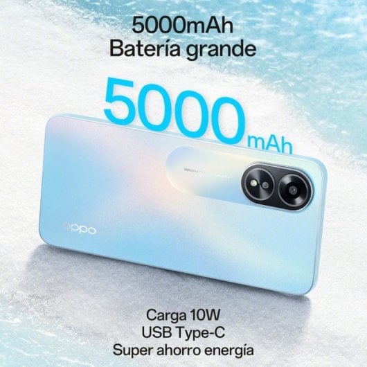 OPPO A18 4G Smartphone, AI Doppia fotocamera 8+2MP, Selfie 5MP, Display 6.56” 90HZ LCD HD+, 5000mAh, RAM 4 (Esp 1GB/2GB/4GB)+ROM 128GB (esp1TB), IP54, [Versione Italia],Glowing Black