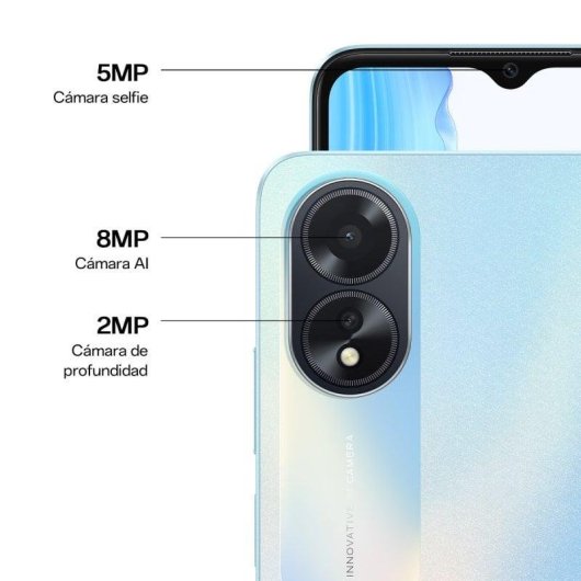 OPPO A18 4G 4GB 128GB 6.56" Azul