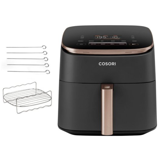 Cosori Turbo Blaze Chef Edition Freidora de Aire sin Aceite 6L 1725W Negra