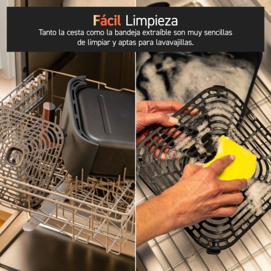 Cosori Turbo Blaze Chef Edition Freidora de Aire sin Aceite 6L 1725W Negra