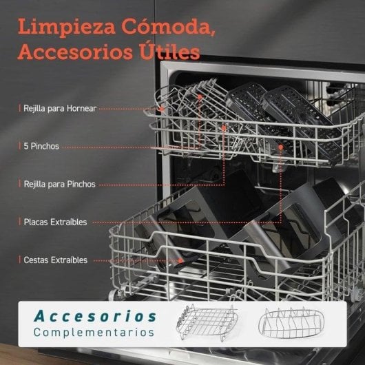 Cosori Dual Basket 8.5 Chef Edition Freidora de Aire sin Aceite con Doble Cesta 8.5L 1800W Negra Reacondicionado