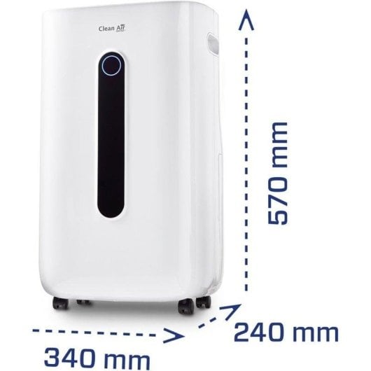 Clean Air Optima CA-705 Smart Deshumidificador y Purificador de Aire Wifi para 50m2